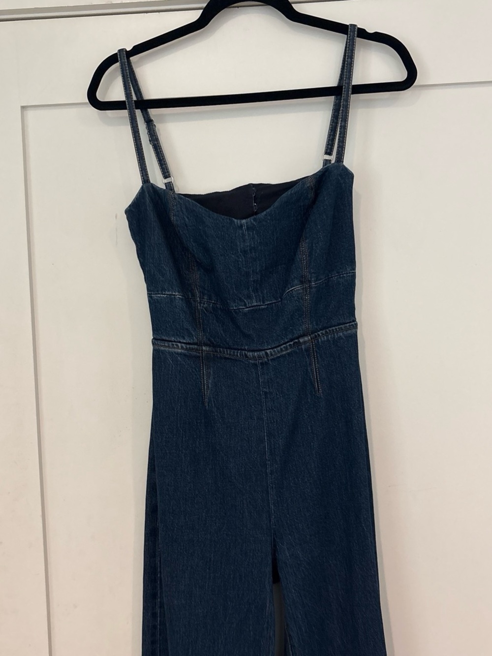 Reformation Dark Blue Denim Jeans - Classic Wash